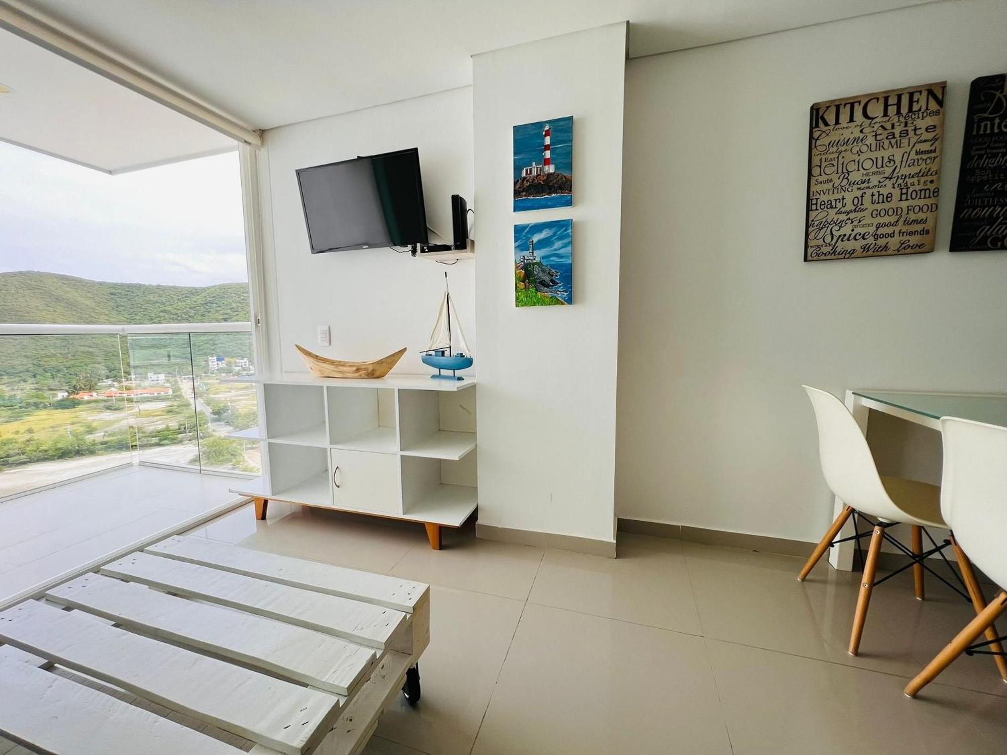 Edificio Areia En Pozos Colorados, Apto 2 Habitaciones 2 Banos Santa Marta  Zewnętrze zdjęcie