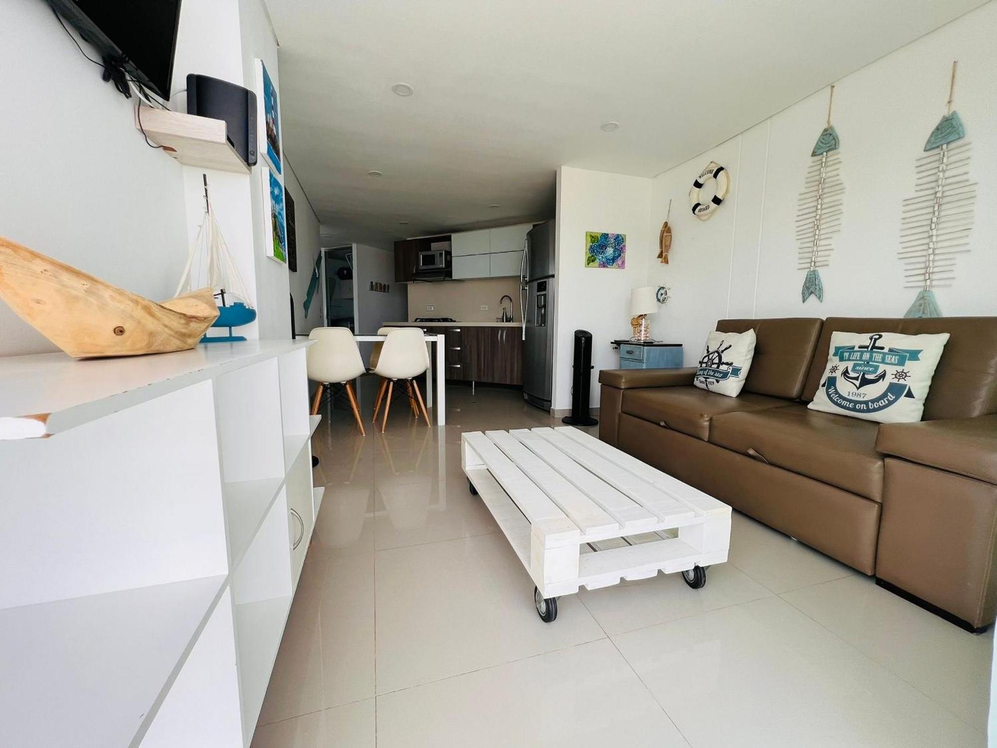 Edificio Areia En Pozos Colorados, Apto 2 Habitaciones 2 Banos Santa Marta  Zewnętrze zdjęcie