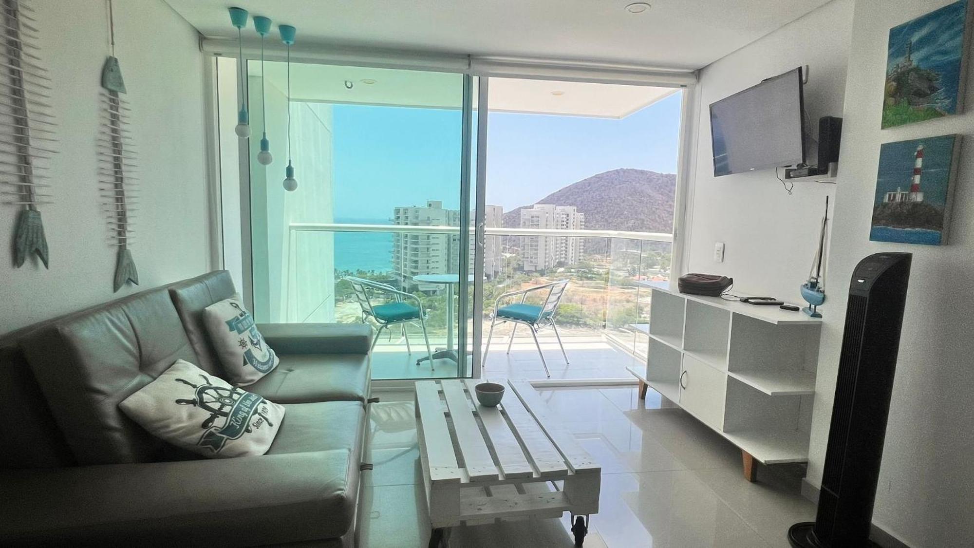 Edificio Areia En Pozos Colorados, Apto 2 Habitaciones 2 Banos Santa Marta  Zewnętrze zdjęcie