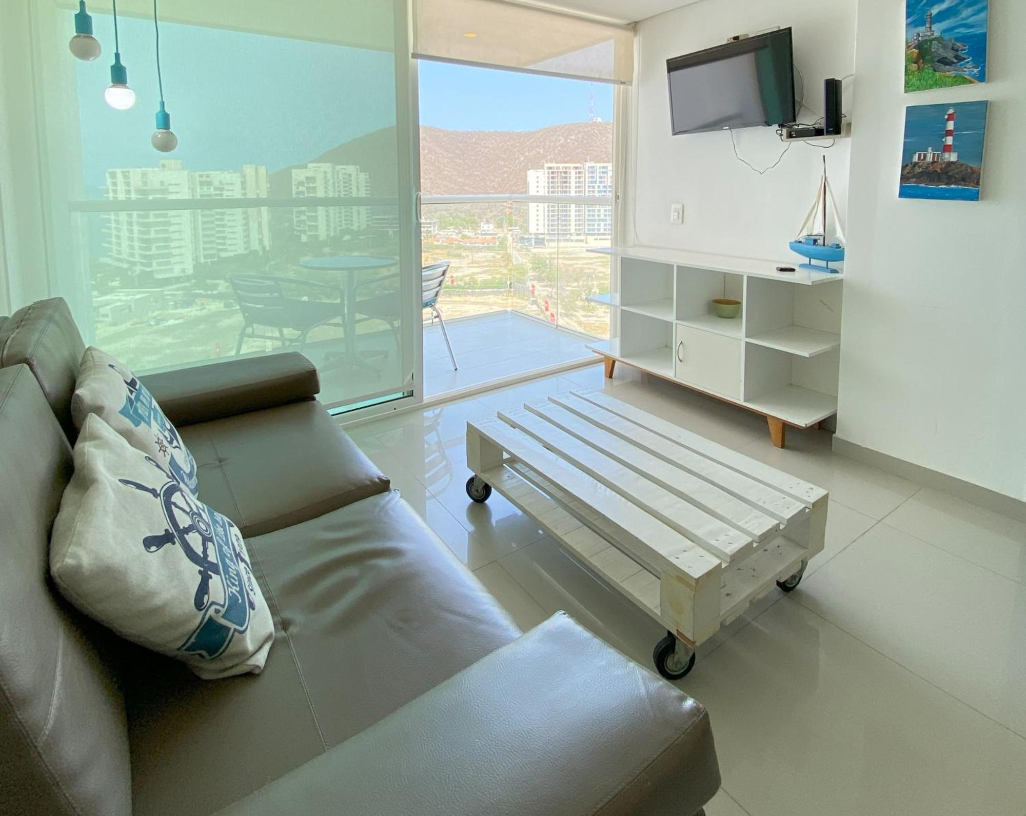 Edificio Areia En Pozos Colorados, Apto 2 Habitaciones 2 Banos Santa Marta  Zewnętrze zdjęcie